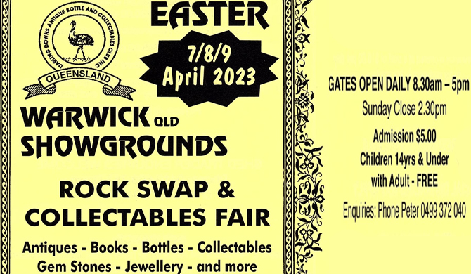 See more info about Warwick Rock Swap & Antique Bottle & Collectables Fair in Warwick